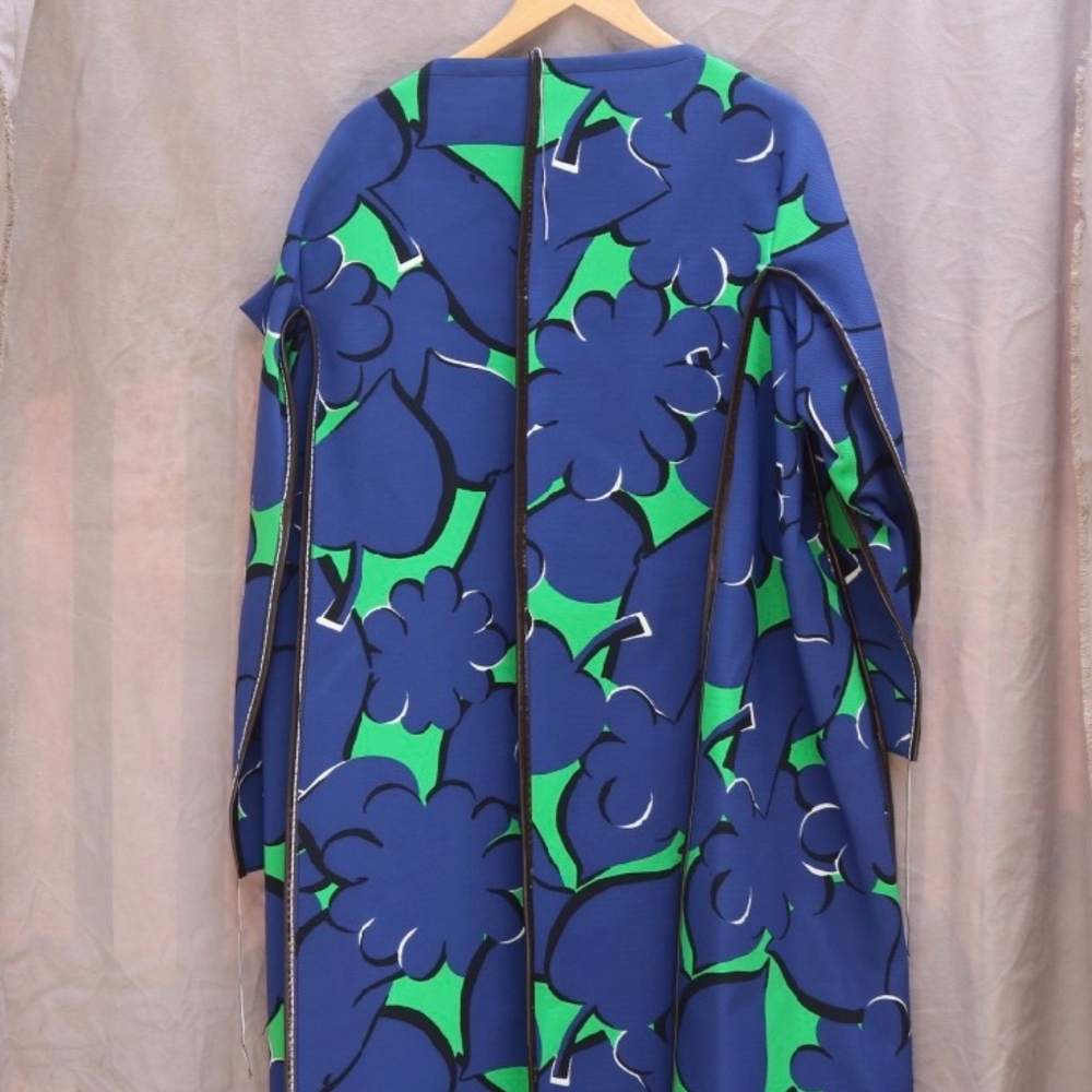 Marni Runway Spangled Marco Drill Coat NWT it40 - Picture 3 of 8